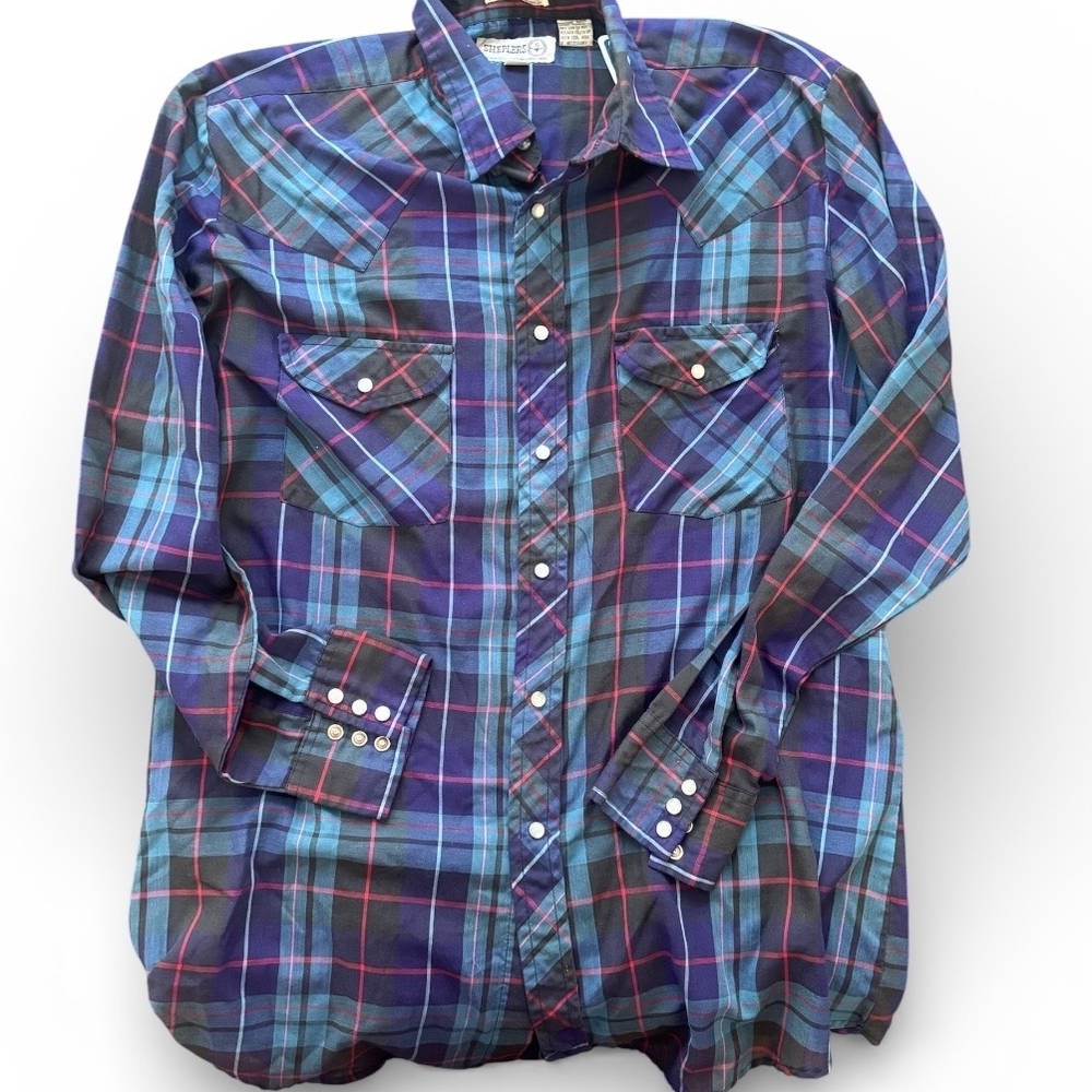 Sheplers Men's Multicolor Plaid Button Down Shirt